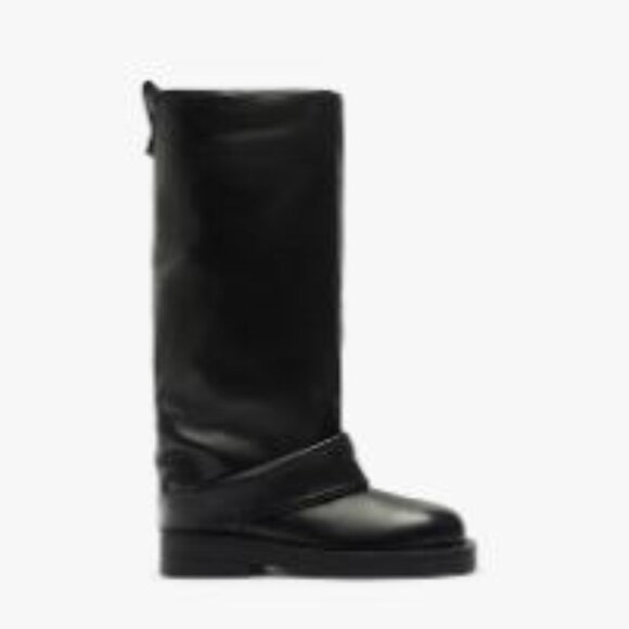 SCHUTZ Black Combat & Moto Boots - Picture 2 of 5